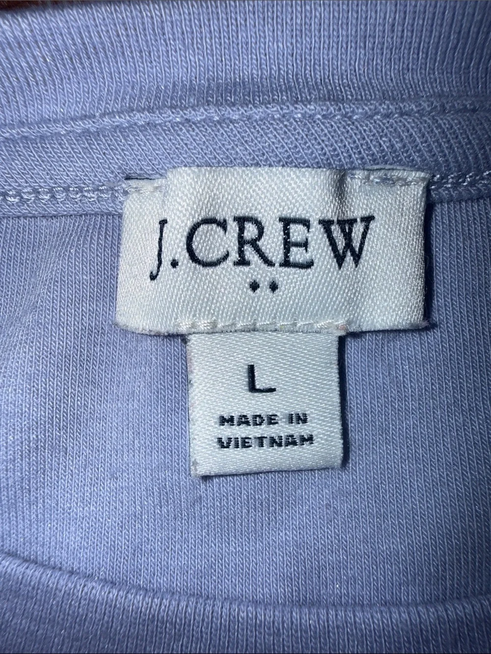 J. Crew Pale Lavender Long Sleeve Crewneck